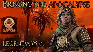 Total War Pharaoh  BRINGING THE APOCALYPSE  Sherden Legendary  Episode 1 [upl. by Kral152]