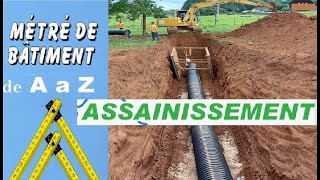 FORMATION METRE DE BATIMENT AZ 😉 08✔️ METRE ASSAINISSEMENT  CANALISATION amp REGARDS [upl. by Ober]