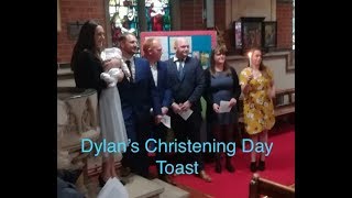 Great Grandads toast speech at Dylans Christening [upl. by Ariak]