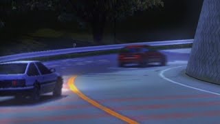 Initial d AE86 vs Eg6 AssolutoRacing [upl. by Tamra344]