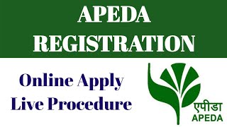 APEDA Registration Online  How To apply APEDA RCMC  APEDA APPLY LIVE PROCESS  APEDA For EXPORT [upl. by Alin]