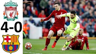 Liverpool 40 Barcelona Epic Comeback  Full Match Highlights  UEFA Champions League [upl. by Kieryt]