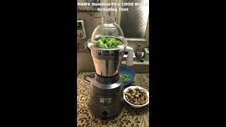 COMMERCIAL HEAVY DUTY MIXER GRINDER HANS DominarPro 1800 Watts Demo [upl. by Joella]