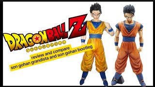 Comparing and reviewing son gohan grandista and son gohan bootleg actionfigure gohan grandista [upl. by Ahsienek793]