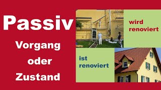 Vorgangspassiv und Zustandspassiv B2C1 [upl. by Blain]