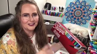 Unboxing the Ultimate Sharpie Collection LIVE [upl. by Elleirbag]