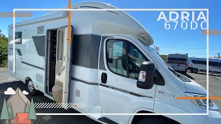 Campingcar  Adria une marque de finition 670DC [upl. by Yemrots386]