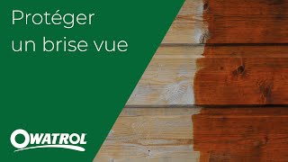 Comment rénover et protéger un brise vue en bois   Owatrol [upl. by Hansen]