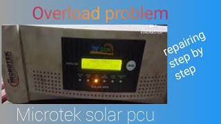 Microtek solar pcu msun overload problem [upl. by Ave250]