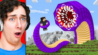 I Fooled My Friend with WORMS in Minecraft [upl. by Reginnej303]