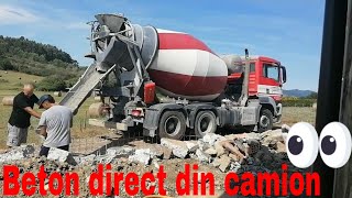 TURNAM BETON DIRECT CU CIFA in fundatia de la gard [upl. by Esela244]