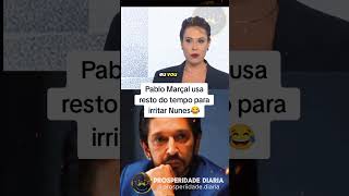 🚨Marçal usa o resto do tempo para irritar nunes😂😂  pablomarçal pablomarcall [upl. by Abisha224]