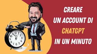 Come registrarsi a ChatGPT in un minuto [upl. by Balduin]