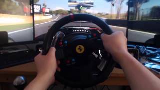 Thrustmaster Ferrari GTE Wheel AddOn F458 TEST [upl. by Hasheem]