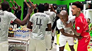 Bafana Bafana players Celebrating their keeper Williams in dressing room after shootout [upl. by Gretal]