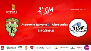 2ª CM  ACADEMIA HELVETIA ALCOBENDAS  BM GETASUR [upl. by Norrad]