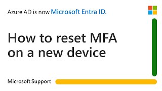 How to reset multifactor authentication MFA on a new device or if a device is lost  Microsoft [upl. by Goeger]