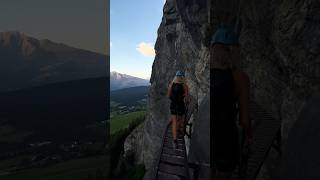 Via Ferrata in Flims Switzerland 🇨🇭 [upl. by Simah417]