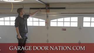 How to Level a Garage Door to Make It Balance [upl. by Thoer531]