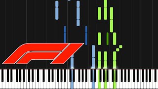 Formula 1 Theme Song  Brian Tyler Piano Tutorial Synthesia [upl. by Cram164]