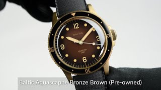 Baltic Aquascaphe Bronze Brown Preowned [upl. by Giaimo982]