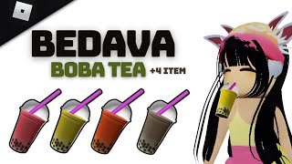 BEDAVA Aksesuar nasıl alınır BOBA TEA ROBLOX [upl. by Fremont]