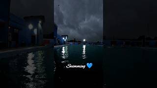 Swimming Pool in Monsoon ❤️ swimmingtips swim learnswimming swimming love [upl. by Zacarias]