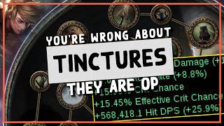 325  Youre wrong Tinctures are Op Lets talk about them  Path of Exile Warden Discussion [upl. by Kenway886]