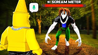 If You Scream This Roblox Game Gets More Scary [upl. by Irollam]