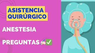 ANESTESIA LLAMADO DE LISTA QUIRÚRGICO ✍🏼✅ [upl. by Ingeberg929]