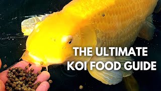 The ULTIMATE koi food guide [upl. by Perlis]