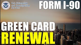 How To Renew Green Card 2022  I 90 Application to Replace Permanent Resident Card [upl. by Euqinaj]