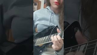 Skid Row  18 And Life  guitar solo cover by Carly [upl. by Archangel]