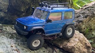 MST CMX Suzuki Jimny trail run 110 4x4 offroad RC [upl. by Merp591]