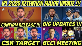 CSK New Player Target 😱 IPL 2025 Player Retention Major Update 🔥 [upl. by Berkley]