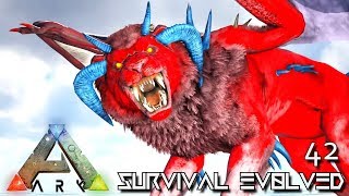 ARK SURVIVAL EVOLVED  PRIMEVAL MANTICORE amp DRAGON TAMING E42   PUGNACIA PARADOS [upl. by Yeldoow]