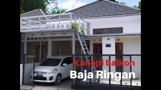 Kanopi Balkon Baja Ringan [upl. by Nahtiek]