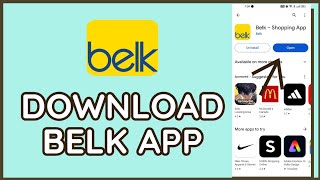 How to Download Belk App on Mobile 2024 [upl. by Meridith]