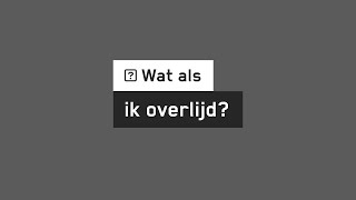 Wat als ik overlijd  bpfBOUW [upl. by Auqeenahs]