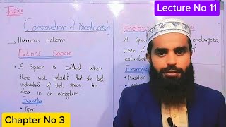 conservation of biodiversity in Urdu Hindi class 9 Biology  Chap3  Lec11  by Hadi biology 24 [upl. by Jelle41]