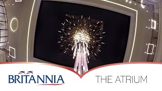 PampO Britannia  The Main Atrium [upl. by Anirual]