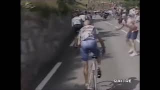 In ricordo della bellissima vittoria di Pantani allAlpe dHuez nel Tour 1995 [upl. by Worrad250]