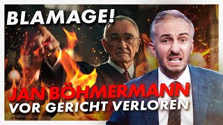 JAN BÖHMERMANN VERLIERT vor GERICHT amp BLAMIERT sich weiter [upl. by Trembly]