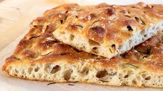 Receta de focaccia muy fácil y sin amasar ¡Al alcance de todos [upl. by Ethan]