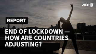 End of lockdown — how are countries adjusting  AFP [upl. by Einad]