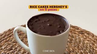 Rice Cakes con Chocolate Hershey’s [upl. by Sral]