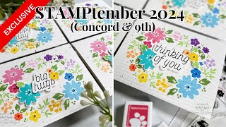 STAMPTEMBER 2024  CONCORD amp 9TH [upl. by Maxim]