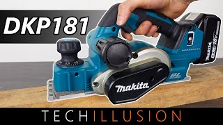 🔥DER STÄRKSTE AKKU HOBEL von Makita im Test😱  Makita DKP181  Review amp Test [upl. by Assiran562]