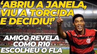 quotO Ronaldinho gosta muito do Flamengoquot [upl. by Almena]