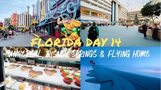 DISNEY WORLD Florida day 14 Universal Disney Springs and Travel Day Home with Virgin Atlantic ✈️ [upl. by Nuris716]